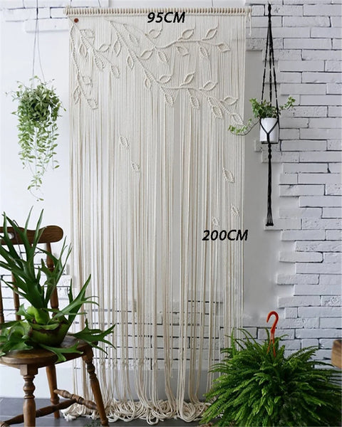 Macrame Door Curtain-ToShay.org