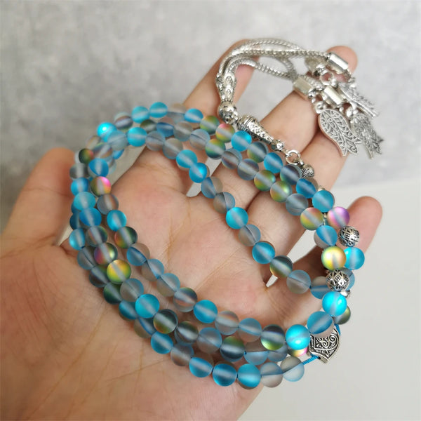 Blue Crystal Prayer Beads-ToShay.org