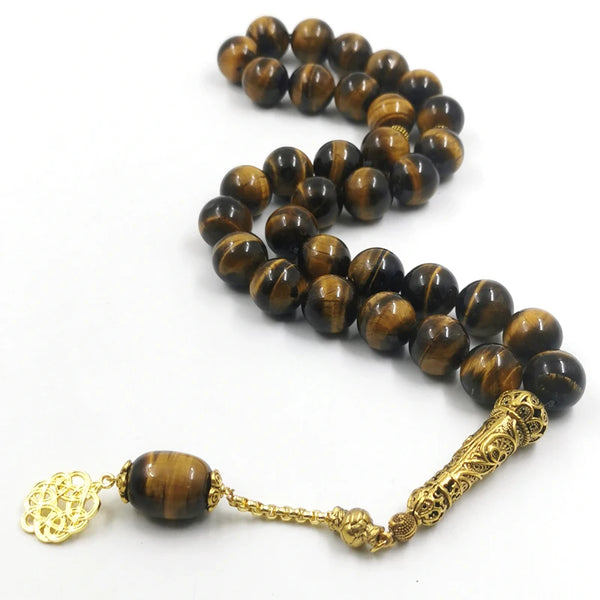 Yellow Tiger Eye Prayer Beads-ToShay.org