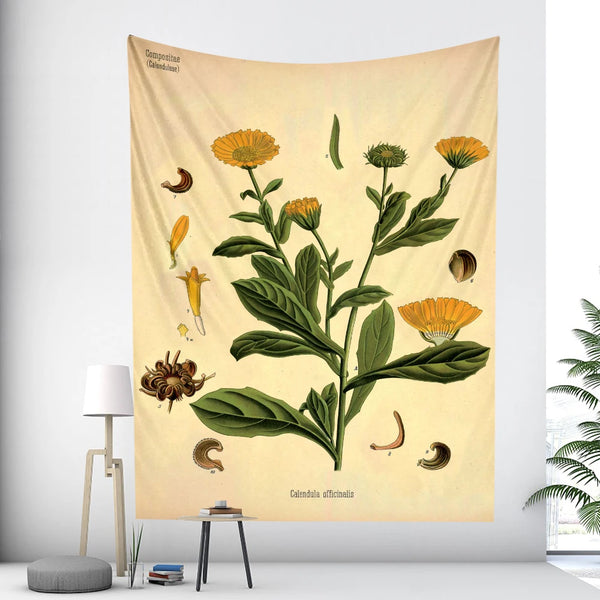 Flower Art Tapestry-ToShay.org