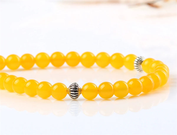 Yellow Agate Prayer Beads-ToShay.org