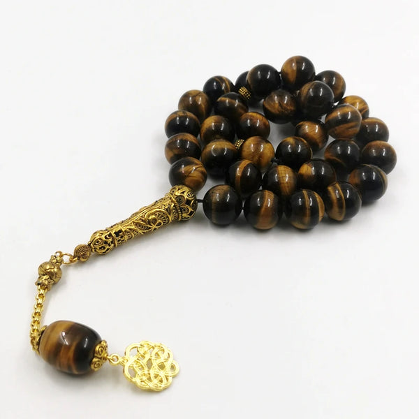 Yellow Tiger Eye Prayer Beads-ToShay.org