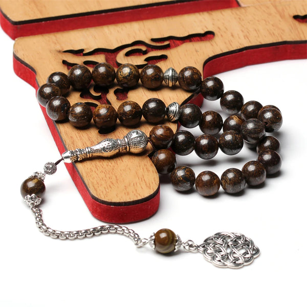 Bronze Stone Prayer Beads-ToShay.org