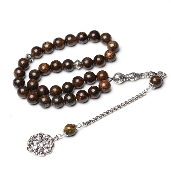 Bronze Stone Prayer Beads-ToShay.org