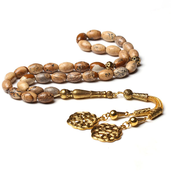 Picture Jasper Prayer Beads-ToShay.org