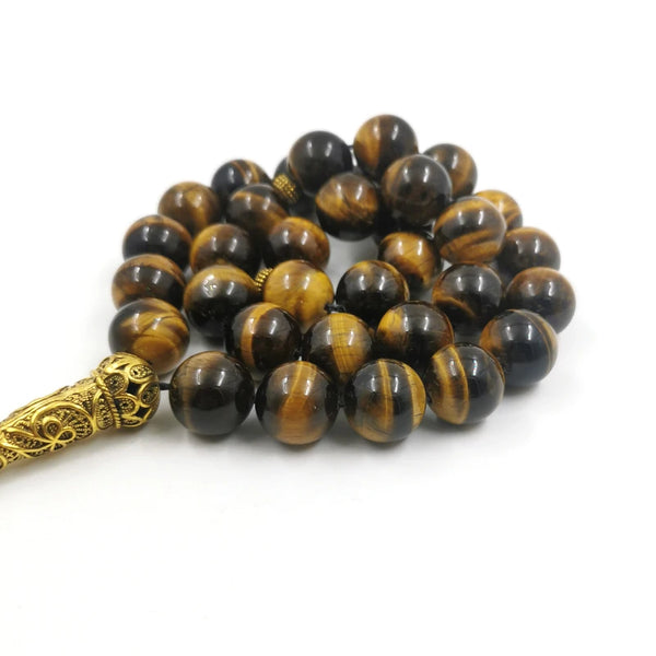 Yellow Tiger Eye Prayer Beads-ToShay.org