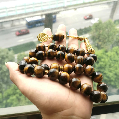 Yellow Tiger Eye Prayer Beads-ToShay.org