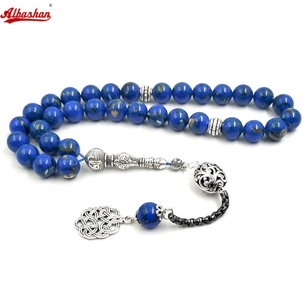 Blue Stone Prayer Beads-ToShay.org