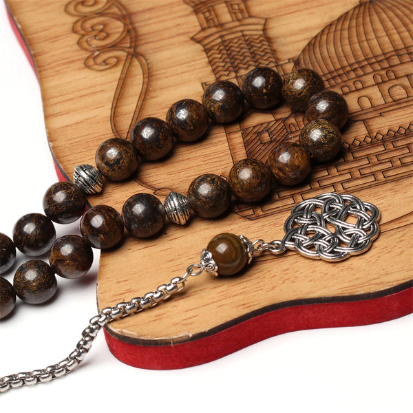 Bronze Stone Prayer Beads-ToShay.org