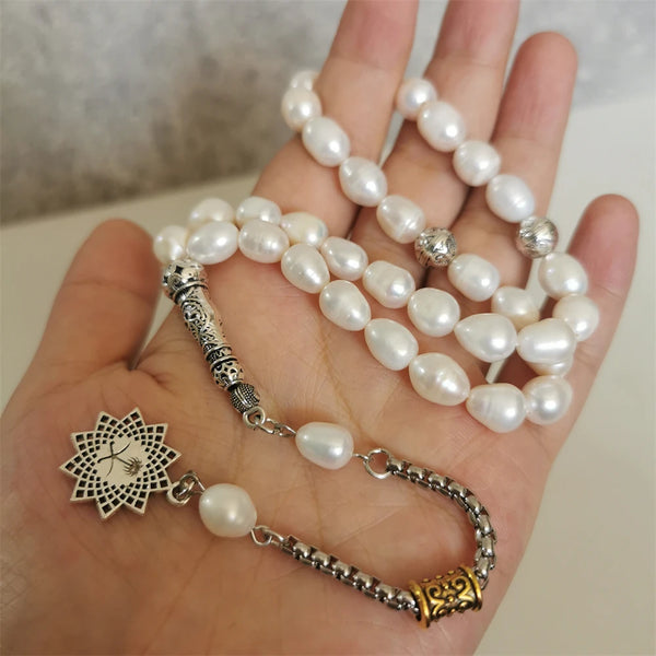 White Pearl Prayer Beads-ToShay.org