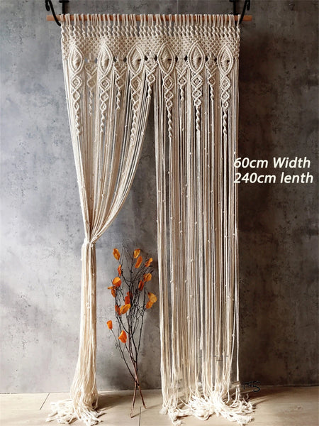 Macrame Door Curtain-ToShay.org