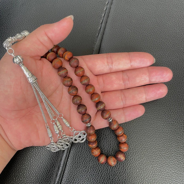 Brown Agate Prayer Beads-ToShay.org