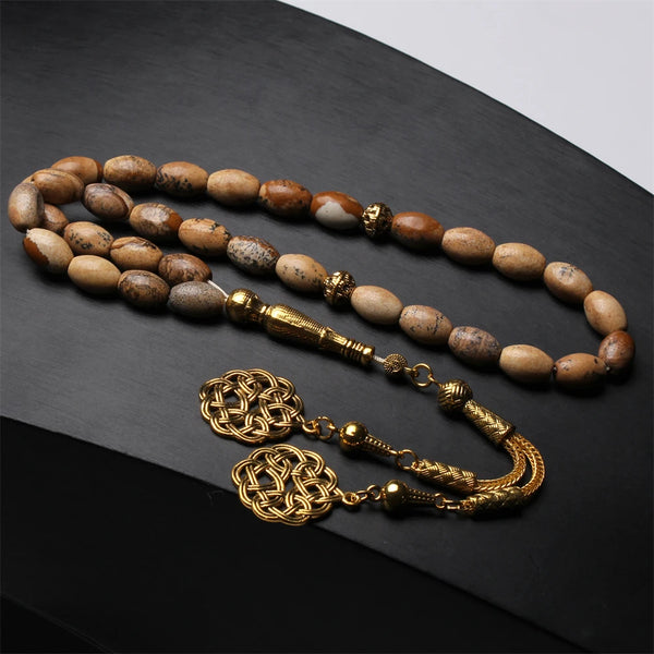 Picture Jasper Prayer Beads-ToShay.org