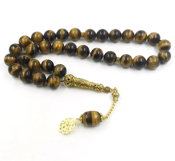 Yellow Tiger Eye Prayer Beads-ToShay.org