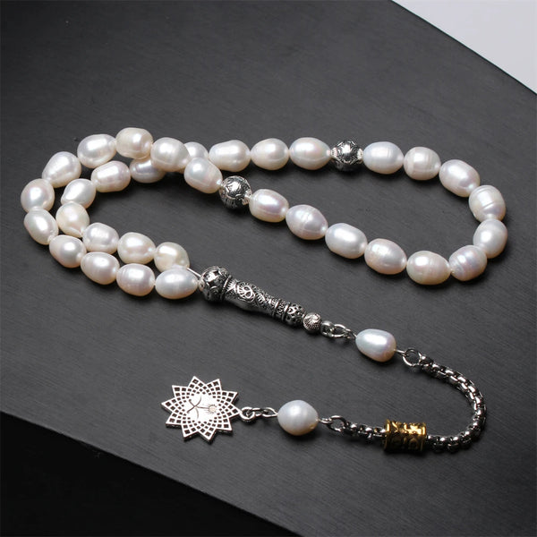 White Pearl Prayer Beads-ToShay.org