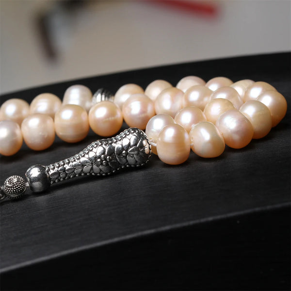 White Freshwater Pearl Prayer Beads-ToShay.org