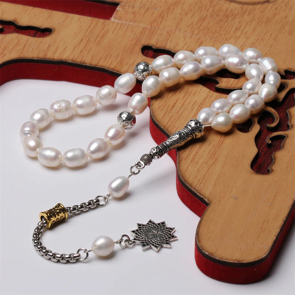 White Pearl Prayer Beads-ToShay.org