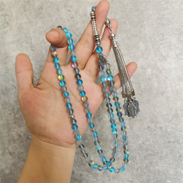 Blue Crystal Prayer Beads-ToShay.org