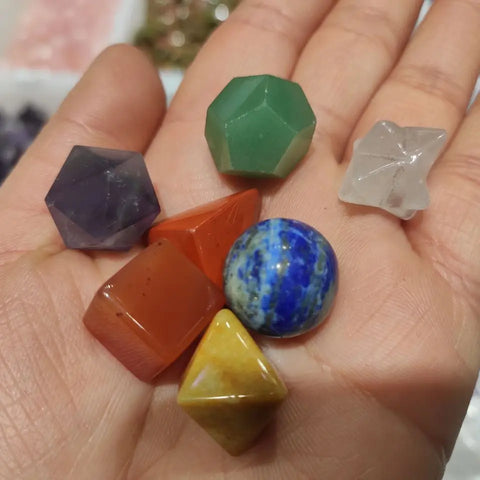 Chakra Crystal Platonic Solids-ToShay.org