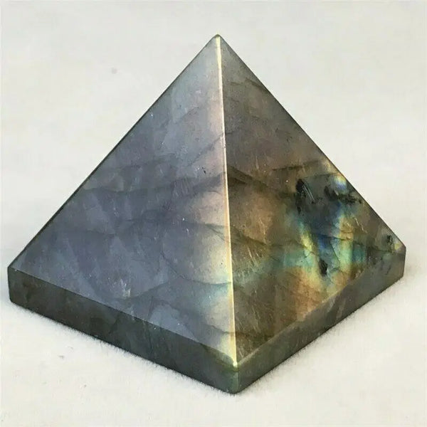 Blue Labradorite Crystal Pyramid-ToShay.org