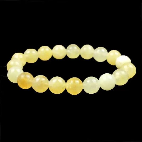 Yellow Citrine Bead Bracelet-ToShay.org