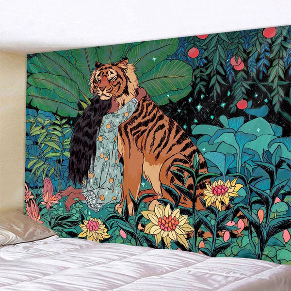 Jungle Animal Tapestry-ToShay.org