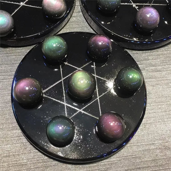 Rainbow Obsidian Seven Star Array-ToShay.org