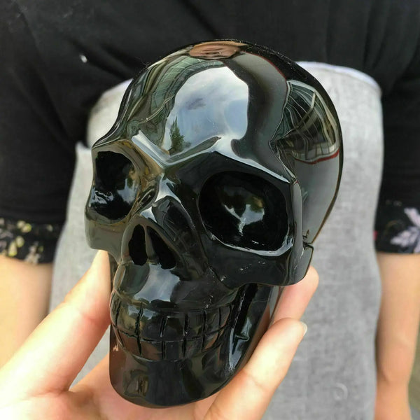 Black Obsidian Skull-ToShay.org