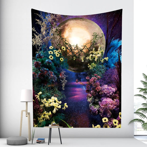 Moon Art Tapestry-ToShay.org