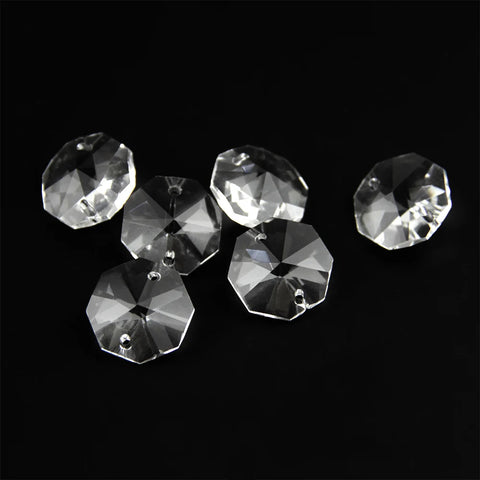 Clear Crystal Octagon Beads-ToShay.org