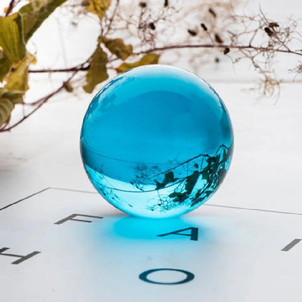 Blue Aqua Crystal Ball-ToShay.org