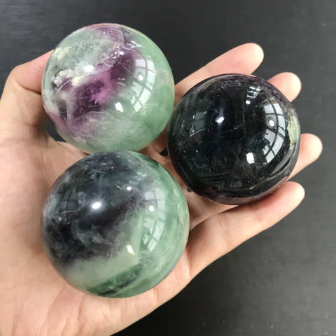 Green Fluorite Crystal Ball-ToShay.org