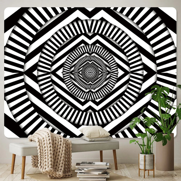 Mandala Swirl Art Tapestry-ToShay.org