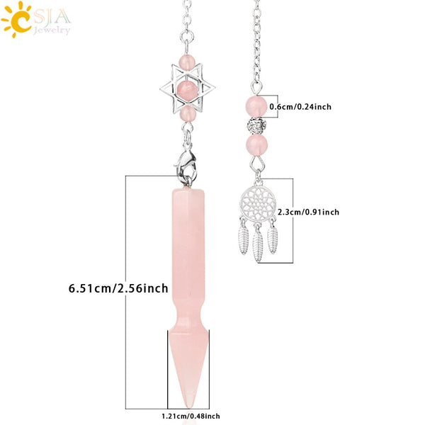 Mixed Crystal Dowsing Pendulums-ToShay.org