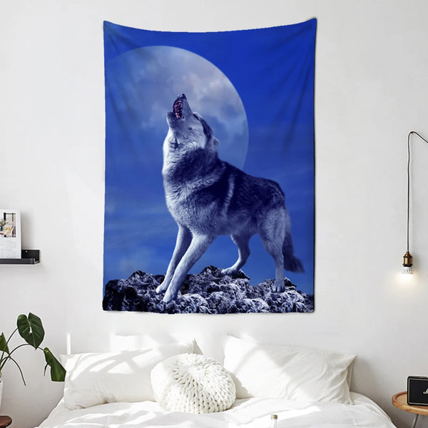 Wolf Art Tapestry-ToShay.org