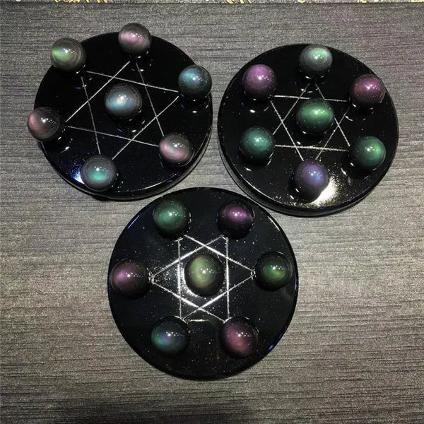 Rainbow Obsidian Seven Star Array-ToShay.org