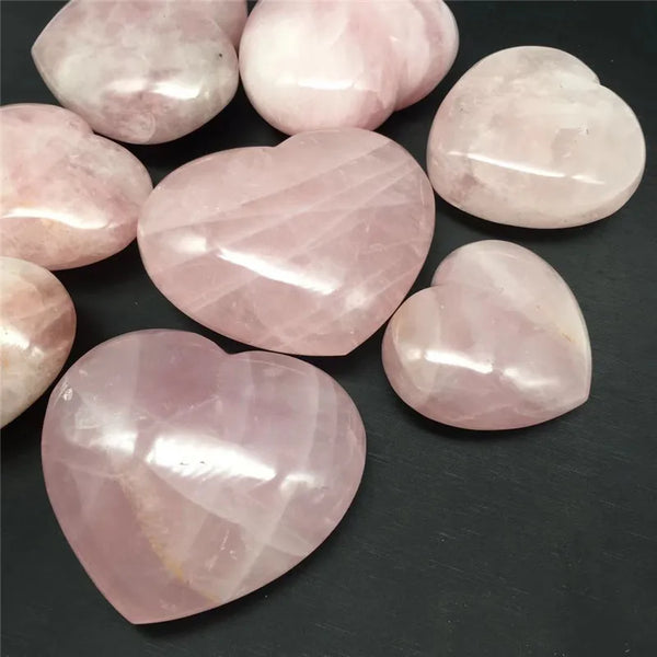 Pink Rose Quartz Heart-ToShay.org