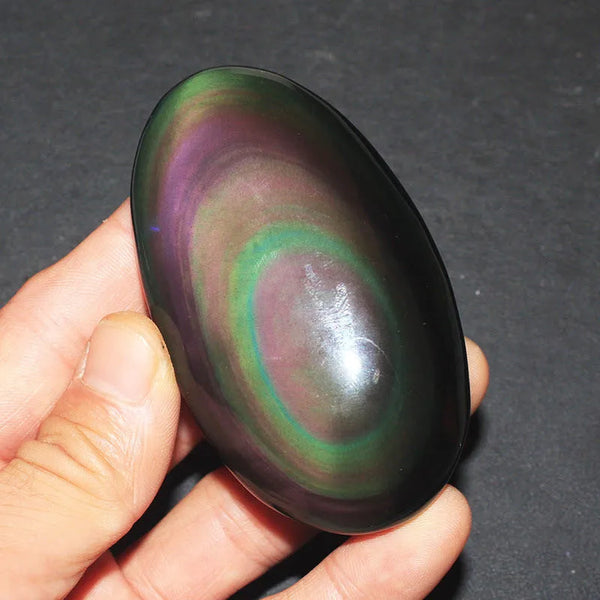 Black Rainbow Obsidian Stones-ToShay.org