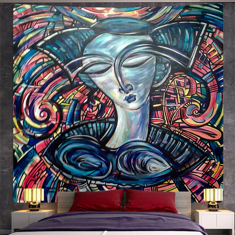 Metaphysical Abstract Art Tapestry-ToShay.org