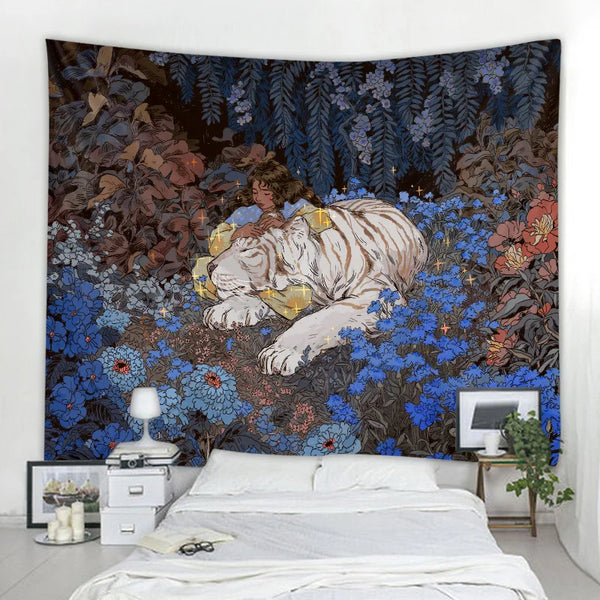 Jungle Animal Tapestry-ToShay.org