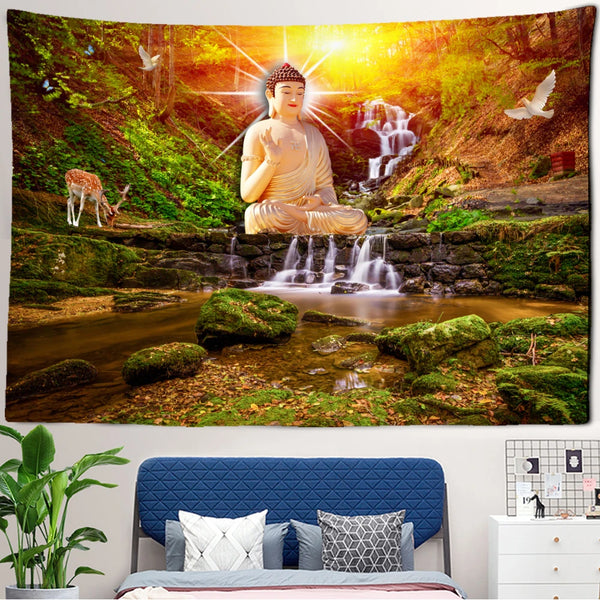 Buddha Tapestry Wall Hanging-ToShay.org