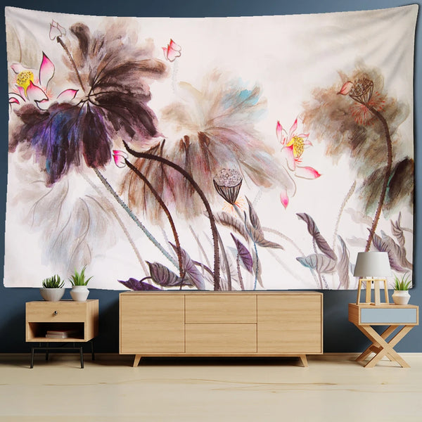 Flower Art Tapestry-ToShay.org