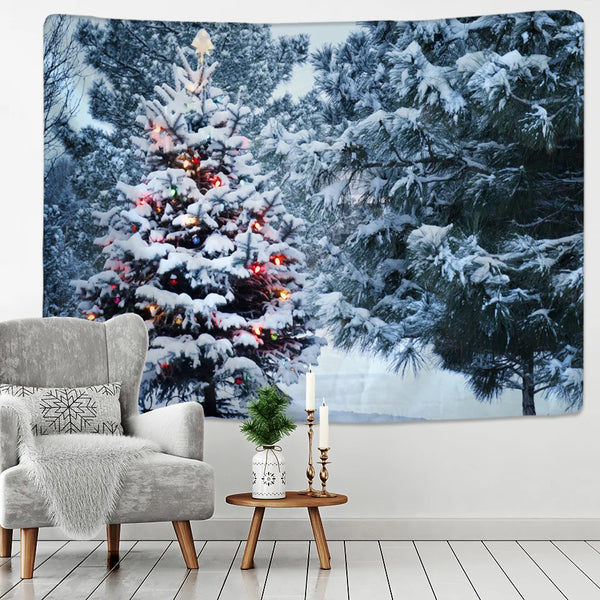 Snow Scene Tapestry-ToShay.org