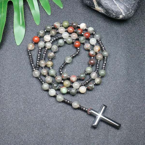 Mixed Quartz Crystal Rosary Beads-ToShay.org