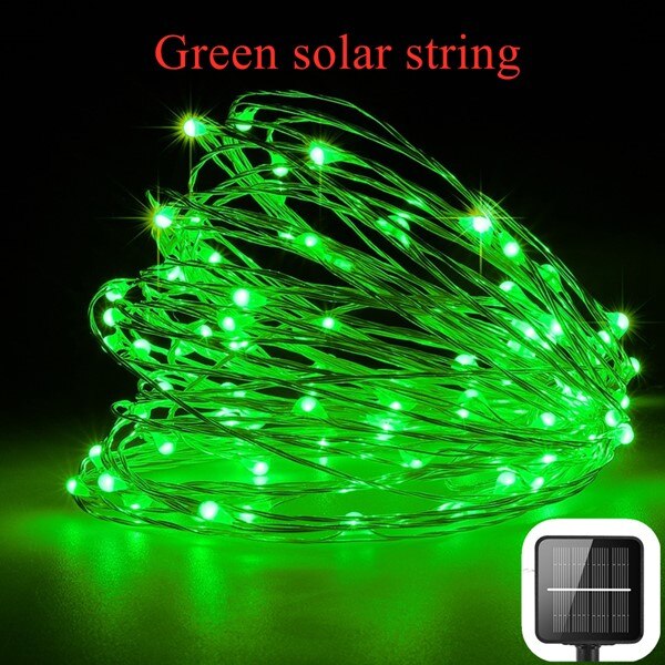 Green Solar String Light-ToShay.org