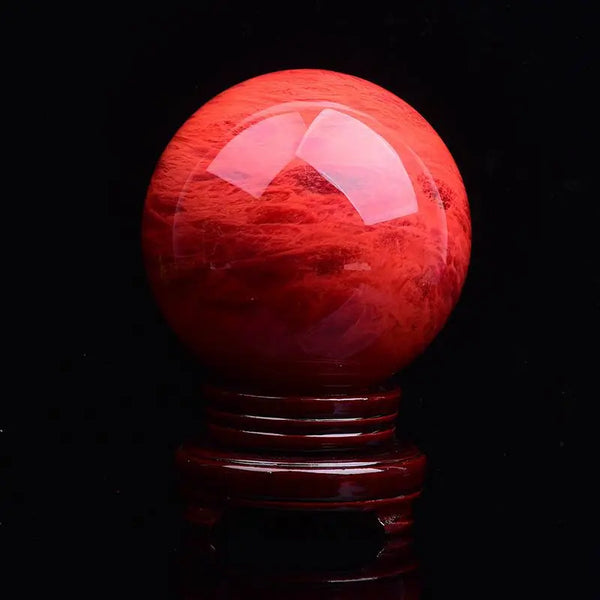 Red Smelt Quartz Ball-ToShay.org