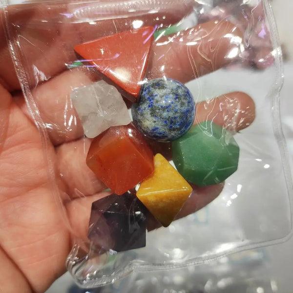 Chakra Crystal Platonic Solids-ToShay.org