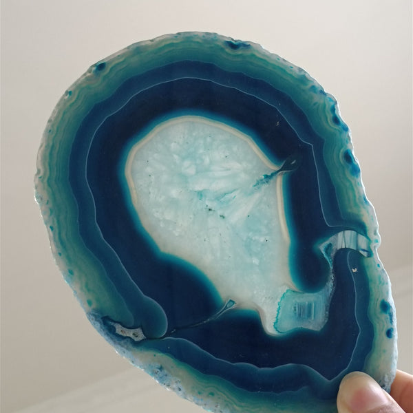 Blue Purple Agate Slice-ToShay.org