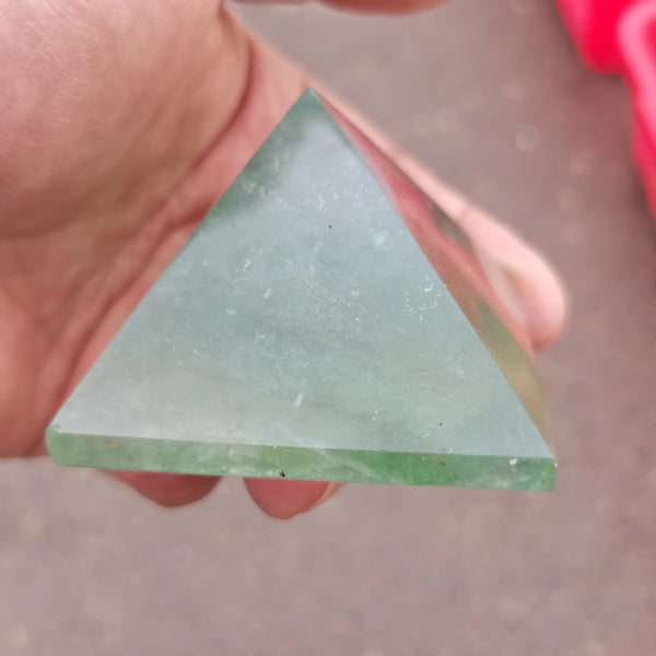 Green Fluorite Pyramid-ToShay.org