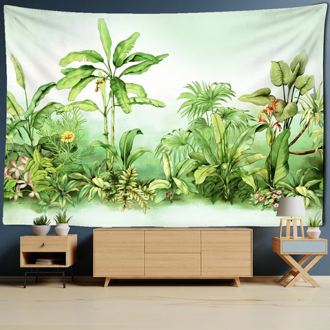 Tropical Plants Tapestry-ToShay.org